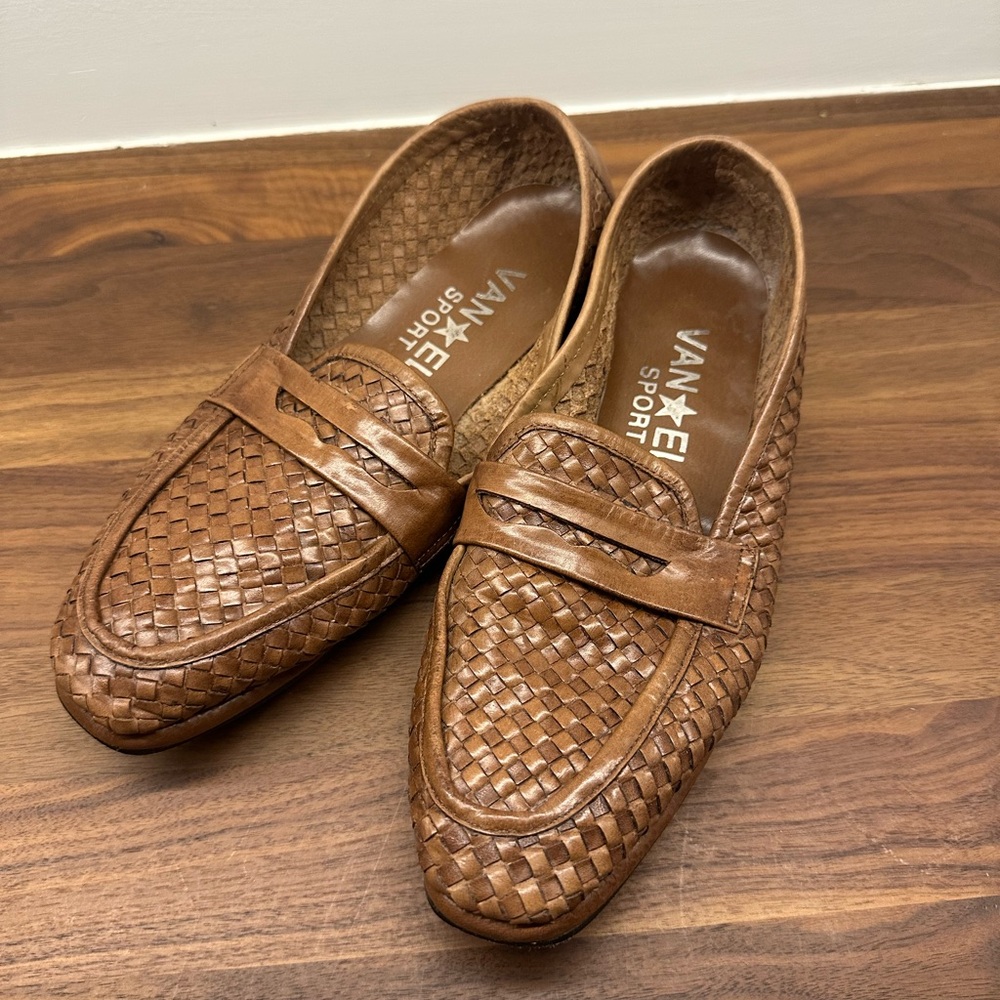 Vintage Van Eli Woven Loafers